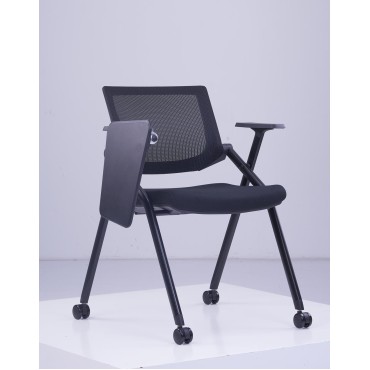 Student Chair with Writing pad and wheels - AOF-AGT-128D