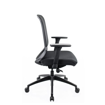 AOF-AGT51255-MB   -   ERGONOMIC MEDIUM BACK MESH CHAIR