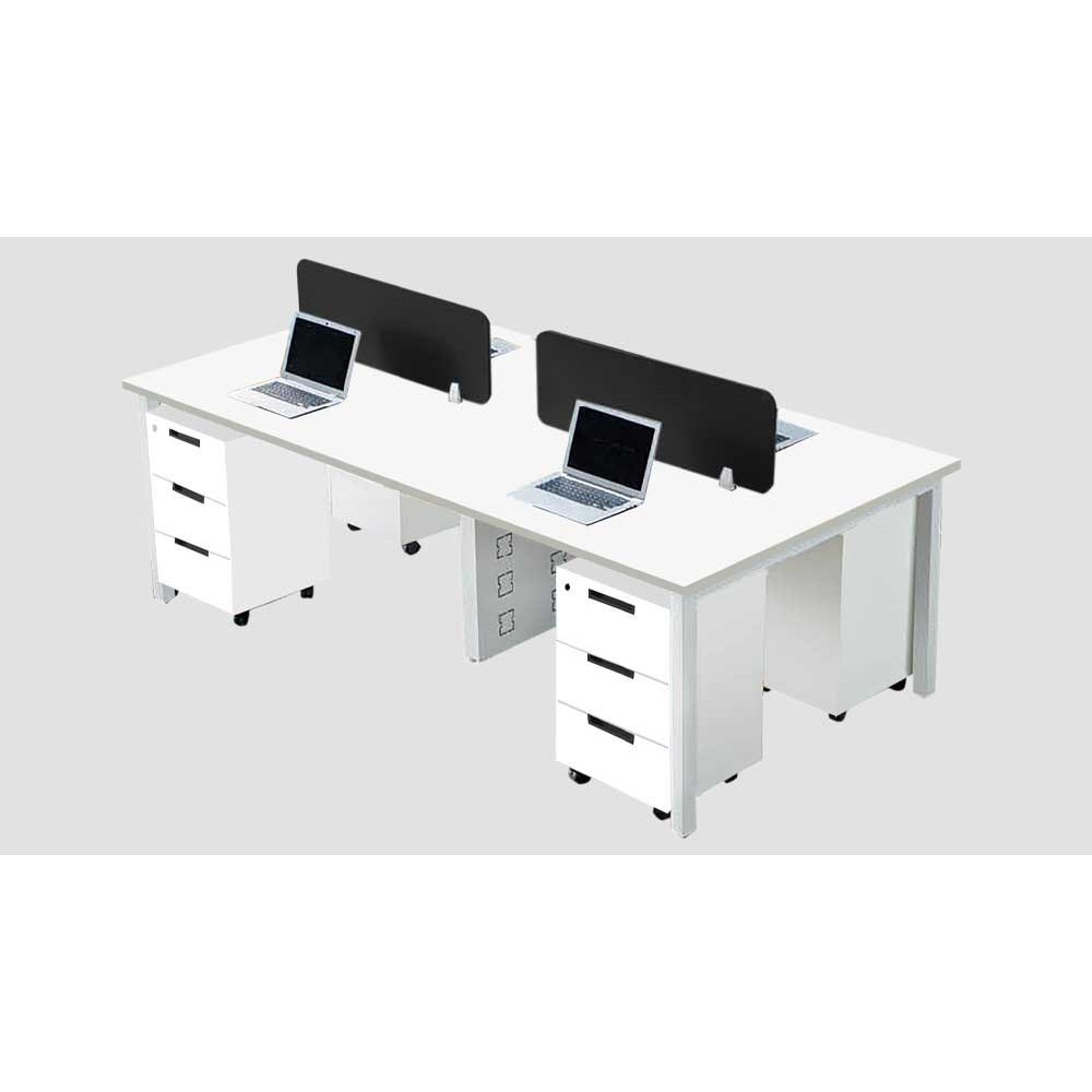 Cluster of 4 Person Workstation - AOF-AGTP1028-4WH