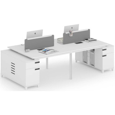 4 Person workstation Face to Face - AOF-XWA2412-4P