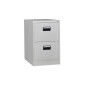 2 DRAWER STEEL FILING CABINET - AOF-AGTWG-2