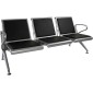3 Seater Steel Bench - AOF-AGT7083-3PBENCH