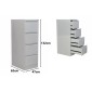 AOF-AGTFC-4 - 4 DRAWER STEEL FILING CABINET