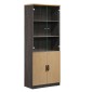 AOF-AGT512MP38042GD - BOOK SHELF WITH GLASS DOOR